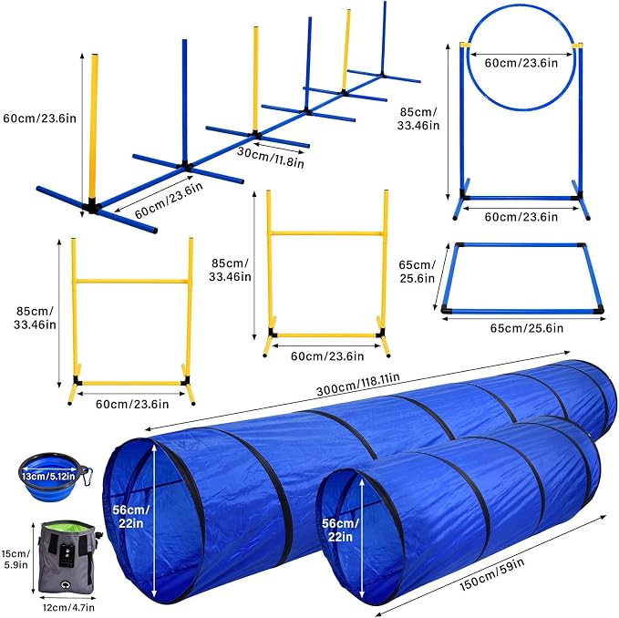 Dog Agility Training Equipment, Dog Agility Course Backyard Set - Image 5