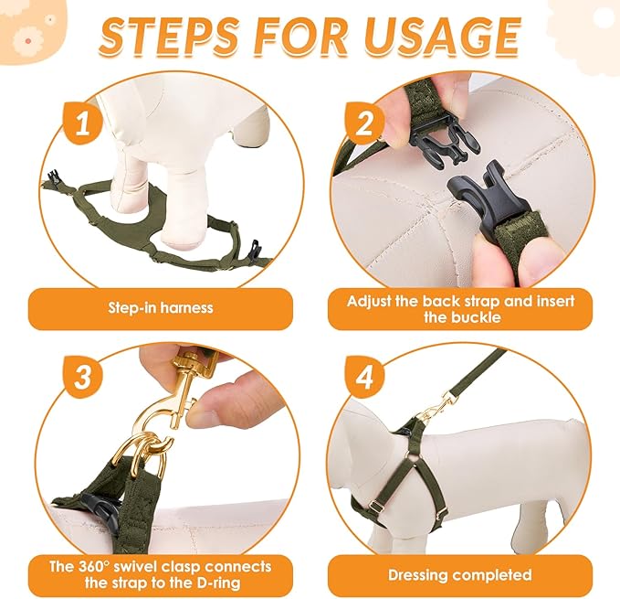 SlowTon Dog Harness Small Sized Dog - Image 6