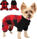 Sebaoyu Turtleneck Dog Pajamas for Small Dogs, Fleece Dog Sweater, Winter Cute by Sebaoyu