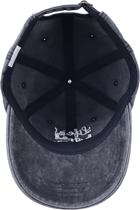 Life is Better with Cat Hat for Women Men, Adjustable Cotton Embroidered cat - Image 6