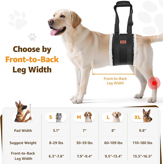 Adjustable Dog Lift Harness Dog Sling - Image 3