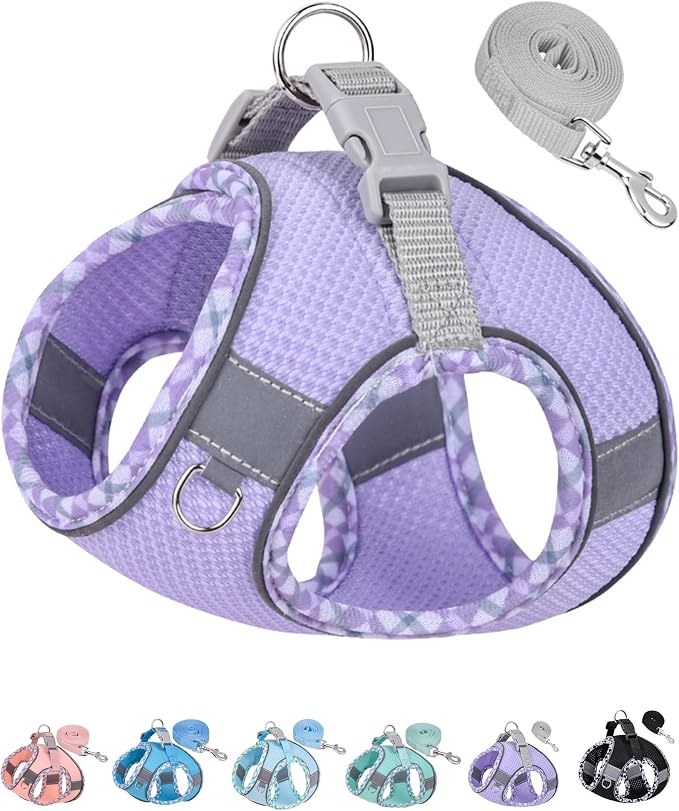 Petank Dog Harness for Small Medium Dogs No Pull, Puppy Harness and Leash Set by Petank