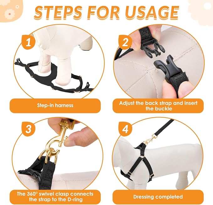 SlowTon Dog Harness Small Sized Dog - Image 6
