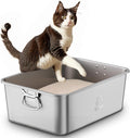 Stainless Steel Litter Box by Unknown