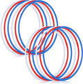 Sratte 12 Pcs Toy Hoop for Kid Detachable Adjustable Toy Hoop Colored Hoop by Sratte