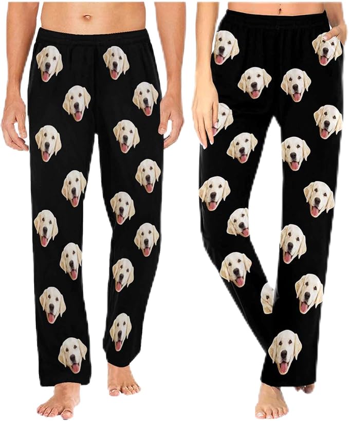 Custom Couple Pajama Pants Sock by FUNAO