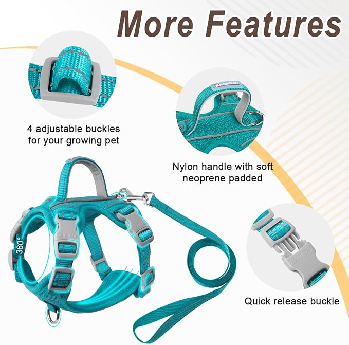 Cat Harness and Leash Set for Walking Escape Proof for Small Large cat Kitten - Image 6