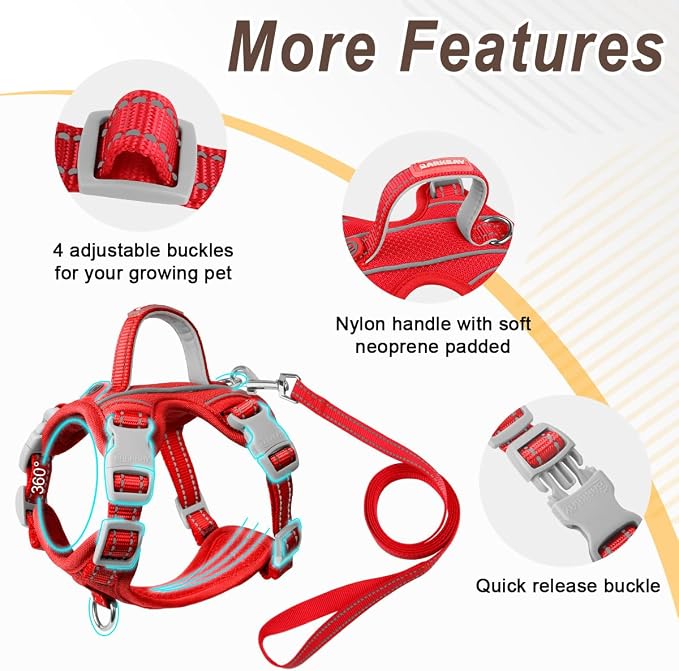 Cat Harness and Leash Set for Walking Escape Proof for Small Large cat Kitten - Image 6