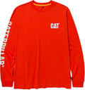 Caterpillar Trademark Banner Long Sleeve Tee Shirts by Caterpillar+Workwear