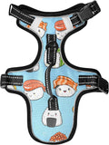 Kawaii Sushi Dog/Cat Harness, Reflective No-Pull Pet Harness by KEEPREAL