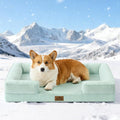 Cooling Dog Bed for Large Medium Size Dogs, Q-Max >0.4 Summer Cool Orthopedic by COZYKISS
