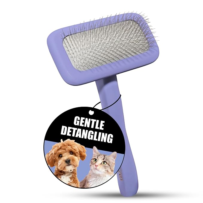 Tauro Pro Line Slicker Brush for Dogs & Cats, Deshedding, Dematting & by TauroProline