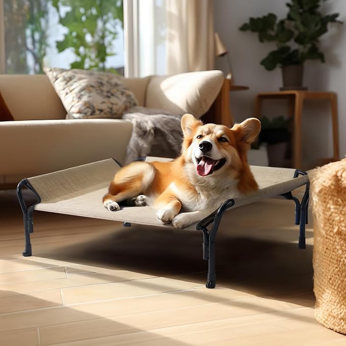 Veehoo Medium Elevated Dog Bed, Teslin Mesh - Image 7