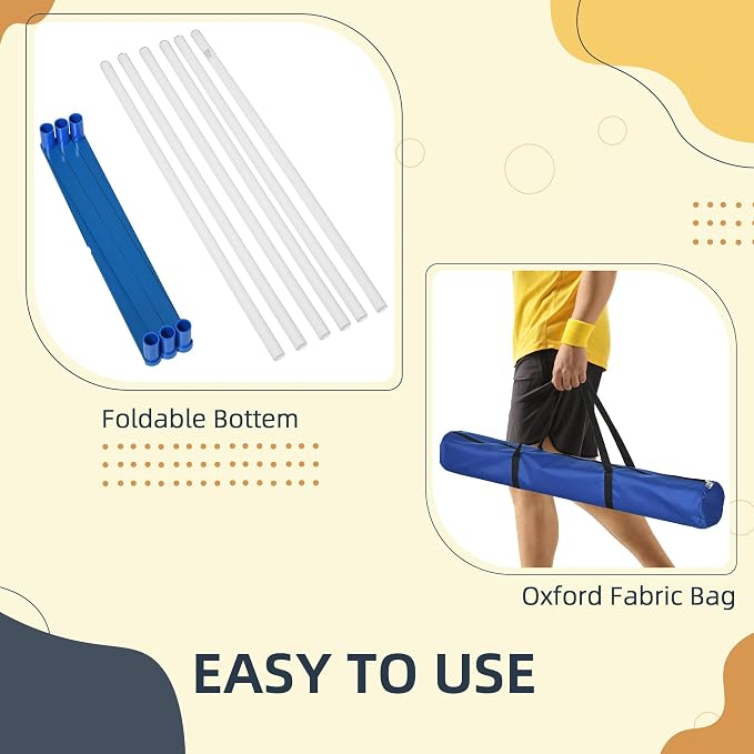 PawHut Adjustable Dog Agility Training Obstacle Course Set - Image 4