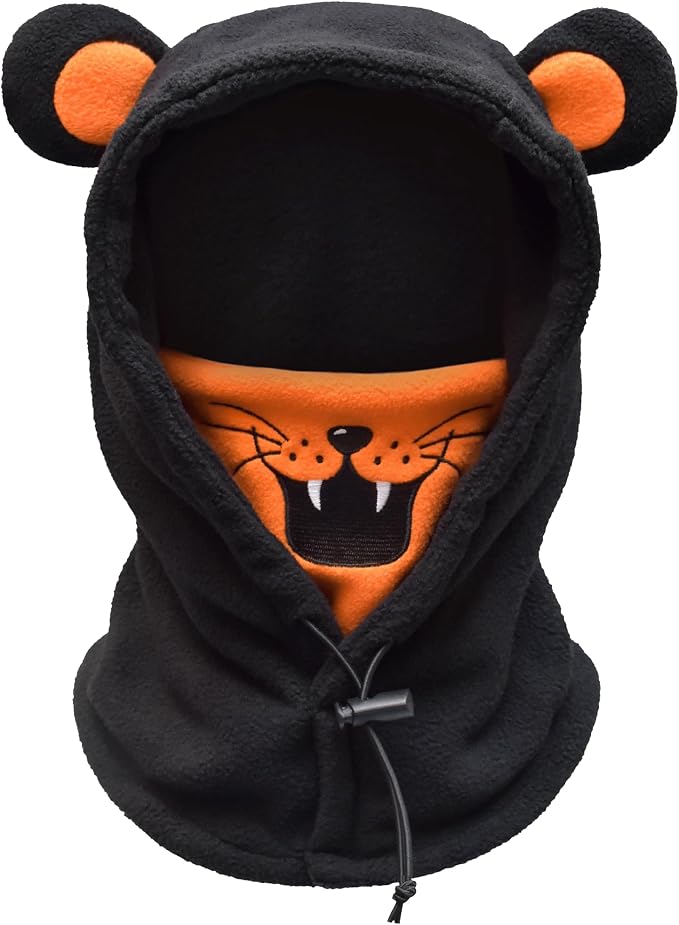 BLUEMARS Kids Winter Hat Balaclava, Fleece Cold-Weather Hood by BLUEMARS
