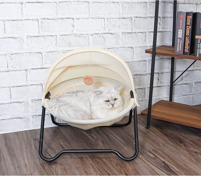 Cat Bed, Pet Hammock Bed for Cats and Dogs, Comfortable and Breathable Elevated - Image 7