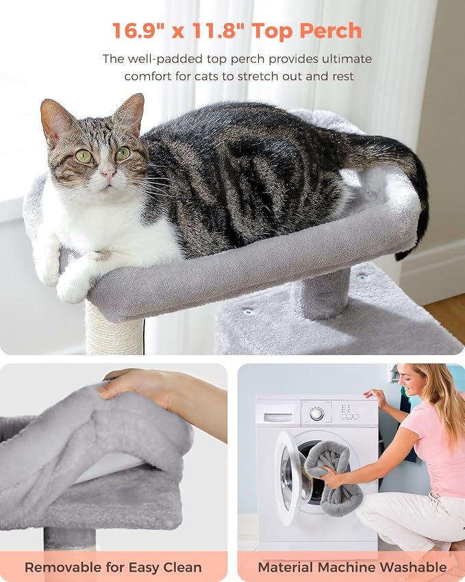 32" Cat Tree Tower for Indoor Cats - Image 7
