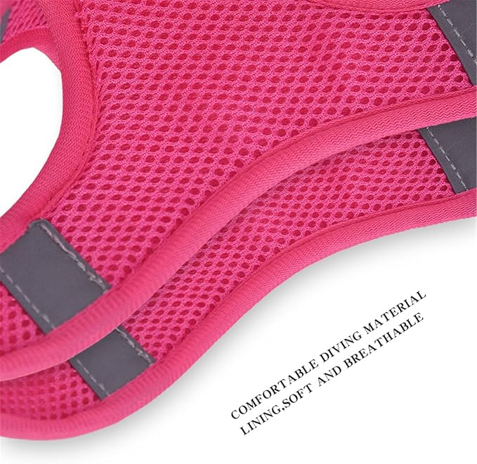Step in Dog Harness No Pull Flower Adjustable Soft Mesh Padded Reflective Pet - Image 6