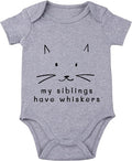 My Siblings Have Paws Bodysuit Baby Paws Romper Cat Whiskers Bodysuit Cute Baby by Unknown
