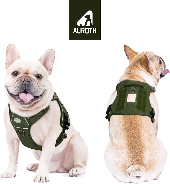 AUROTH Tactical Dog Harness for Large Dogs No Pull Adjustable Pet Harness - Image 2