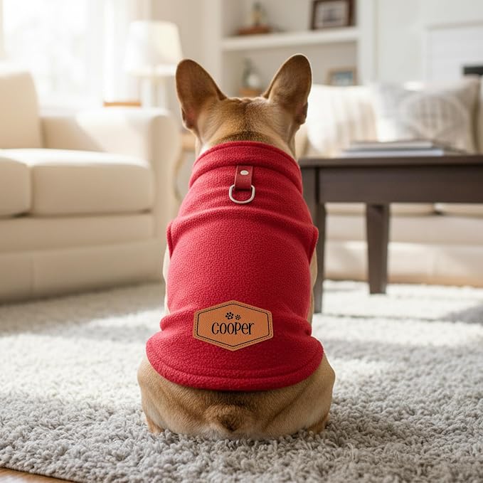 Personalized Fleece Dog Sweater - Image 2