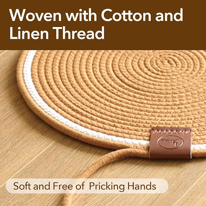 Cat Toy Scratcher Mat with Ball, Portable Furniture Protector - Image 5