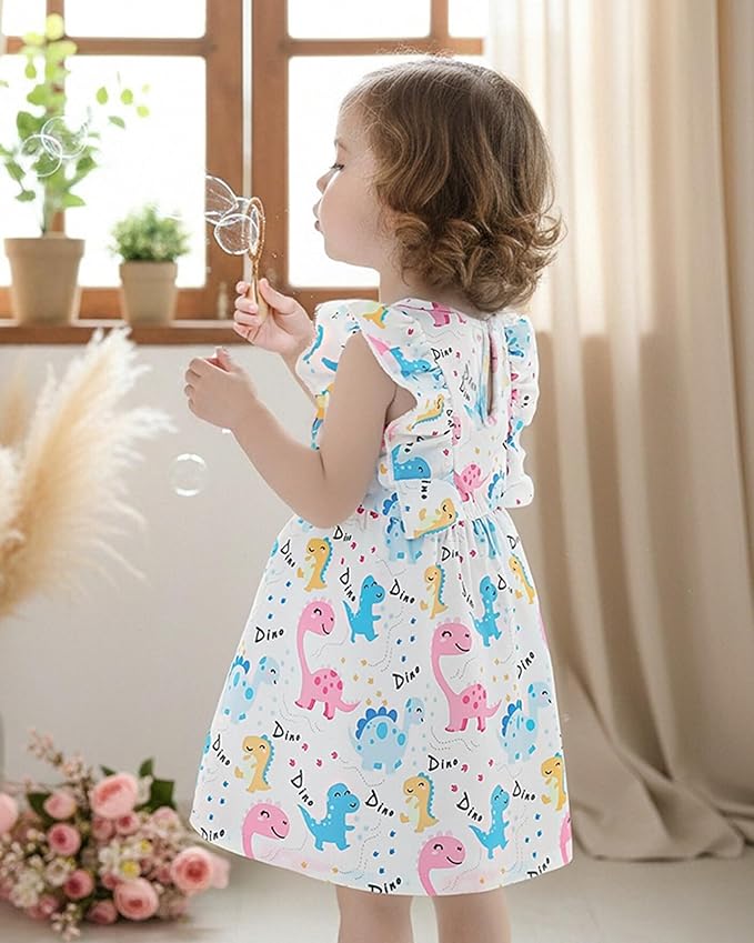 Mioglrie Baby Girl Dress Summer Girl Clothes Infant Outfits Newborn Ruffle - Image 4