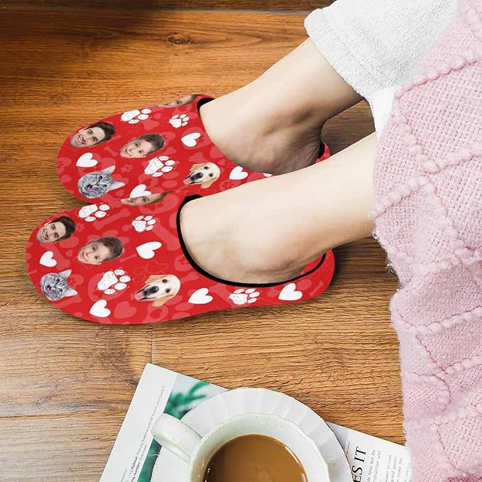 Artsadd Custom Pajamas for Women Men Family, Personalized Face Pjs Pajama Pants - Image 5