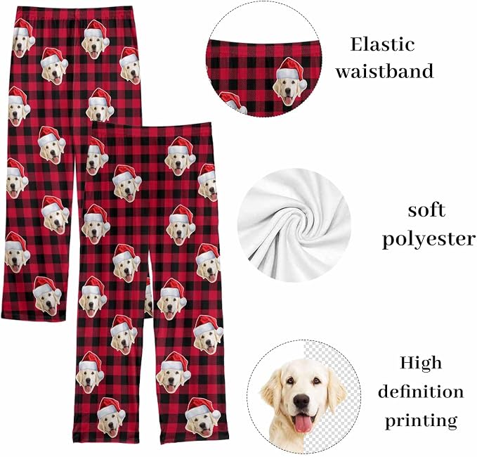 Custom Couple Pajama Pants Sock - Image 5