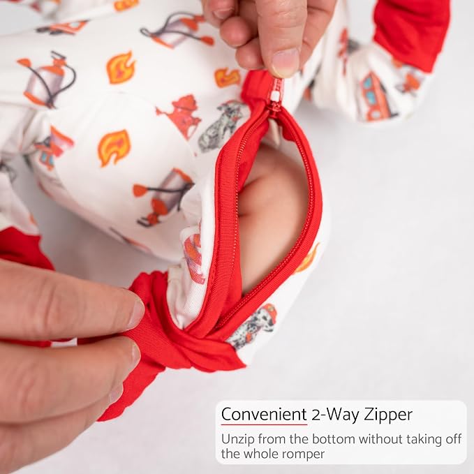 LollyBanks Baby Pajamas, Baby Romper 95% Bamboo Viscose and 5% Spandex - Image 7