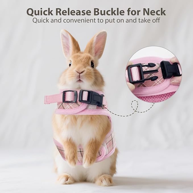 AIITLE Breathable Rabbit Harness and Leash Set - Image 5
