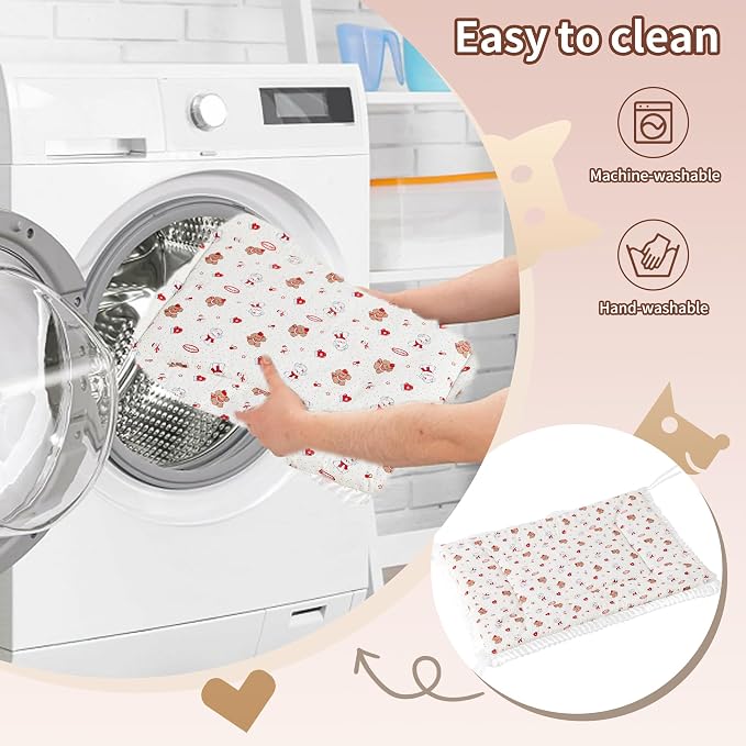 Reversible Silent Cat Bed Self Warming Pet Pad Thin Style Mat Washable Cushion - Image 5