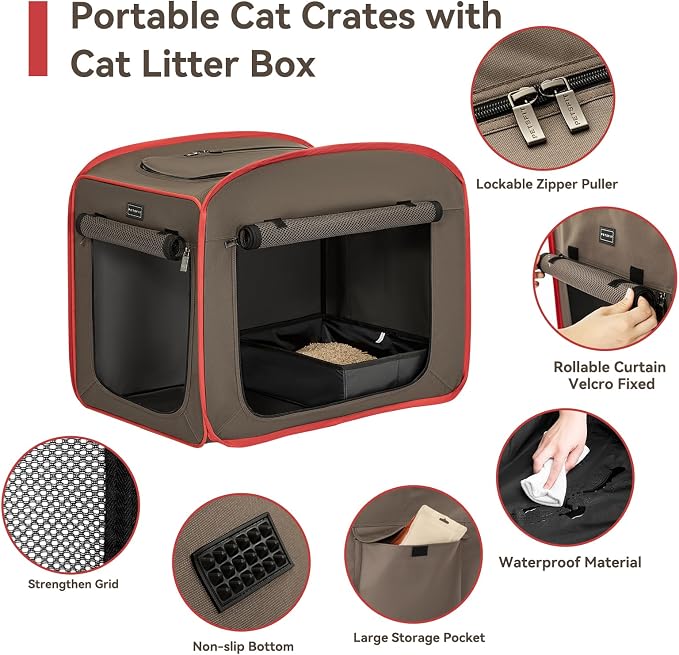 Petsfit Portable Cat Crate - Image 3