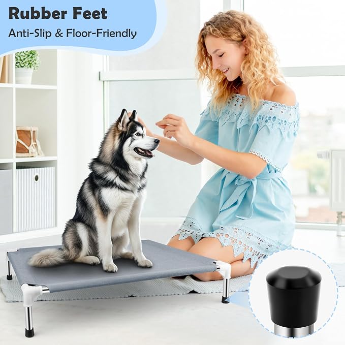 Outdoor Elevated Dog Bed, Dog Cots Beds - Image 5