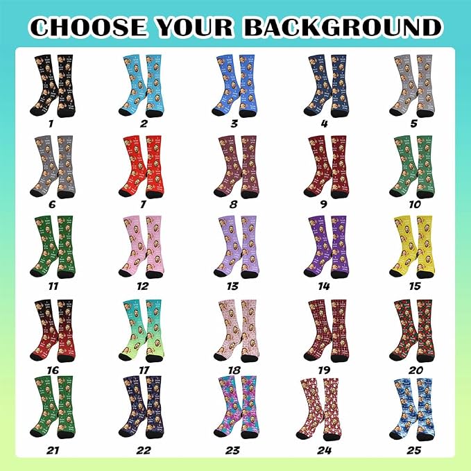 Artsadd Personalized Christmas Pajama Pants Socks - Image 3