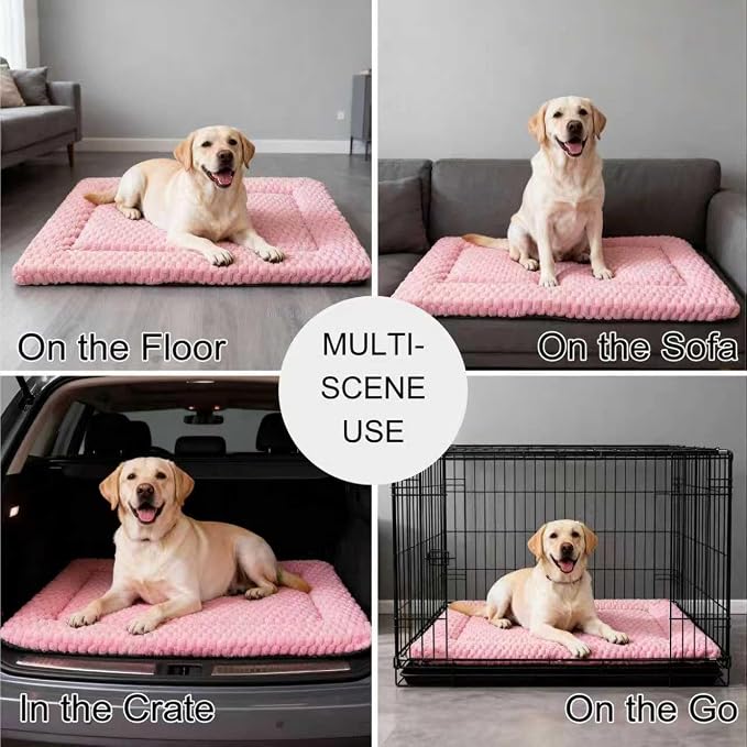 Dog Bed Mat, Reversible Dog Crate Pad - Image 6