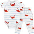 Baby Clothes Set Infant Bodysuits Pants Sets 0-24M by KICPOAY