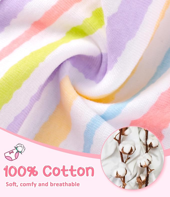Girls and Toddlers 100% Cotton Underwear Tagless Soft Panties Size 2-3T - Image 2