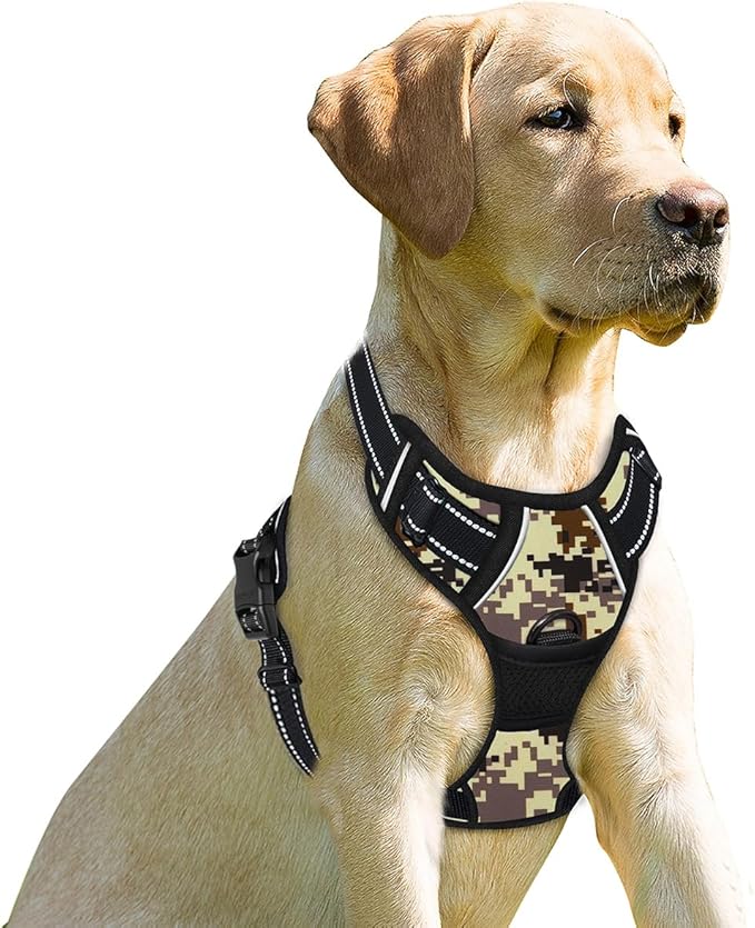 BARKBAY No Pull Dog Harness Front Clip Heavy Duty Reflective Easy Control Handle by BARKBAY