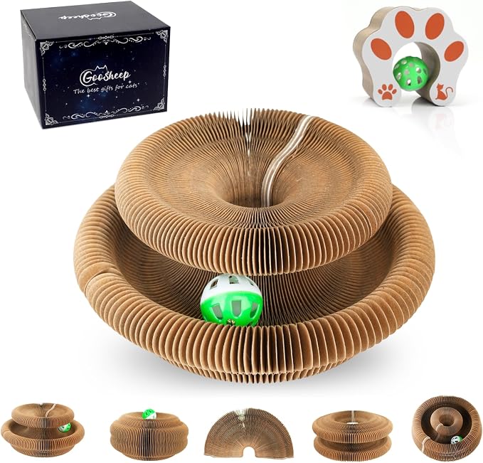 Accordion Magic Organ Cat Scratcher Toys by Goosheep