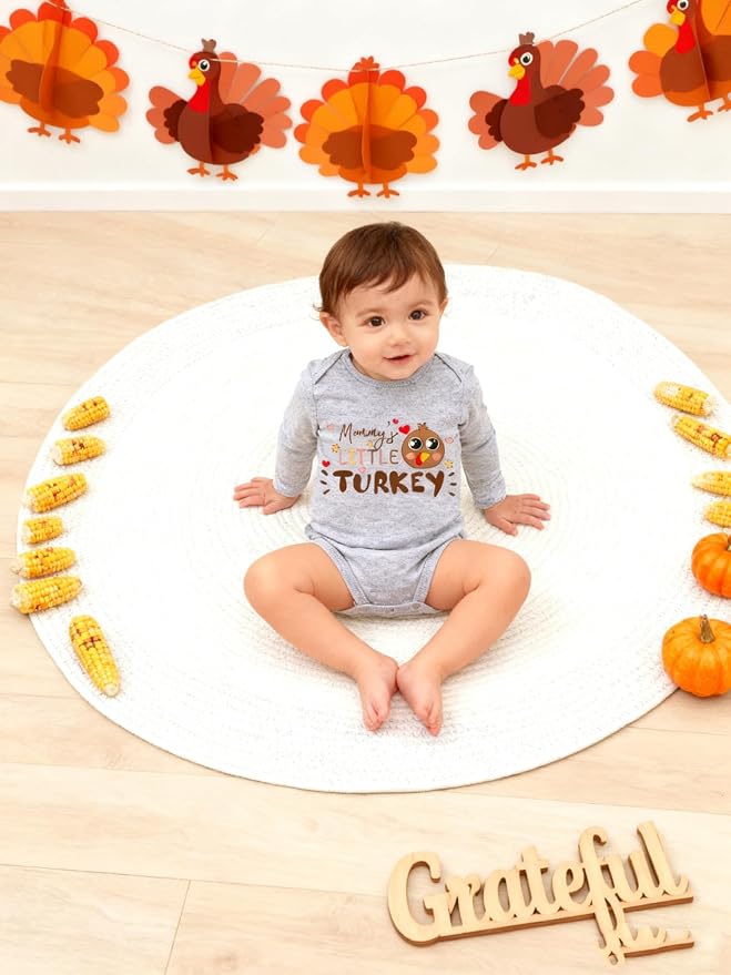 UNIFACO Unisex Baby Funny Saying Outfit Short and Long Sleeve Bodysuits Romper - Image 3