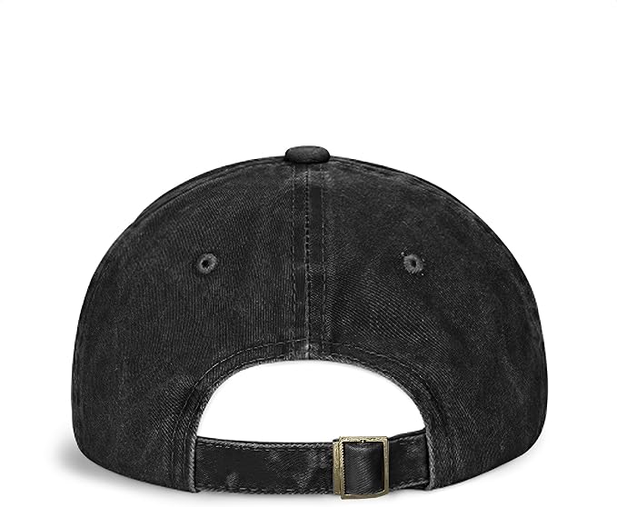 Personalized Vintage Washed Denim Dad Hat, Custom Baseball Cap - Image 4