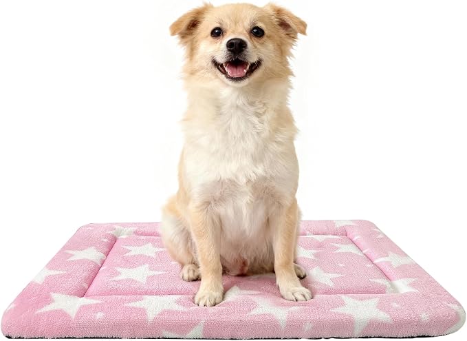 Washable Dog Bed Plush Orthopedic Outdoor Crate Mat by Unknown