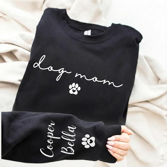 moonloom Dog Mom Sweatshirt, Animal Lover Gift, Custom crewneck - Image 3