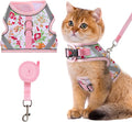 Floral cat Leash and Harness Set. The cat Harness Escape Proof Feature Allows by Unknown