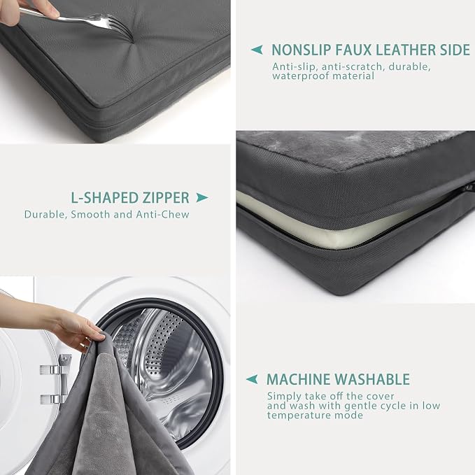 Extra Large Dog Bed Waterproof, XL Pet Beds Washable 44 inch, Orthopedic Foam - Image 5