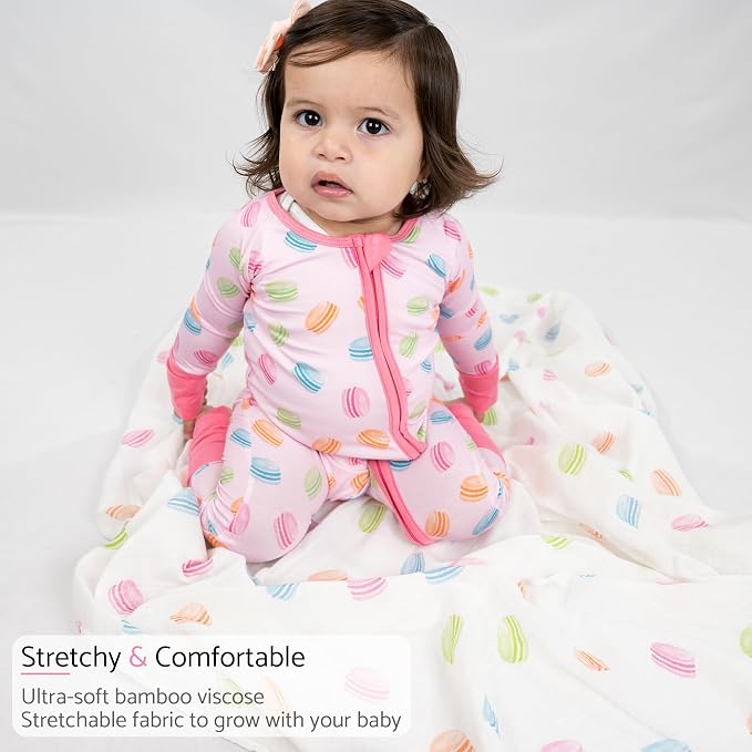 LollyBanks Baby Pajamas, Baby Romper 95% Bamboo Viscose and 5% Spandex - Image 4
