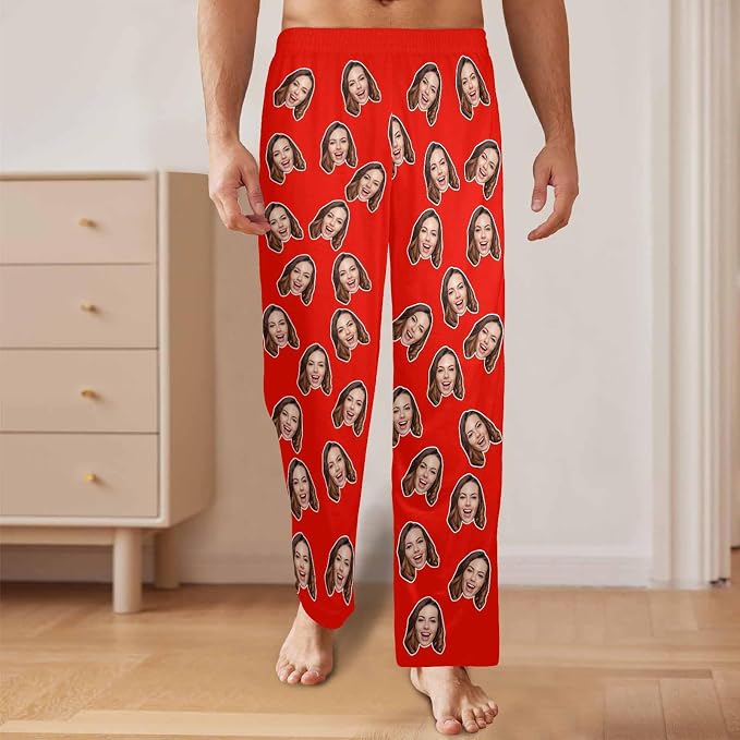 Artsadd Personalized Christmas Pajama Pants Socks - Image 7