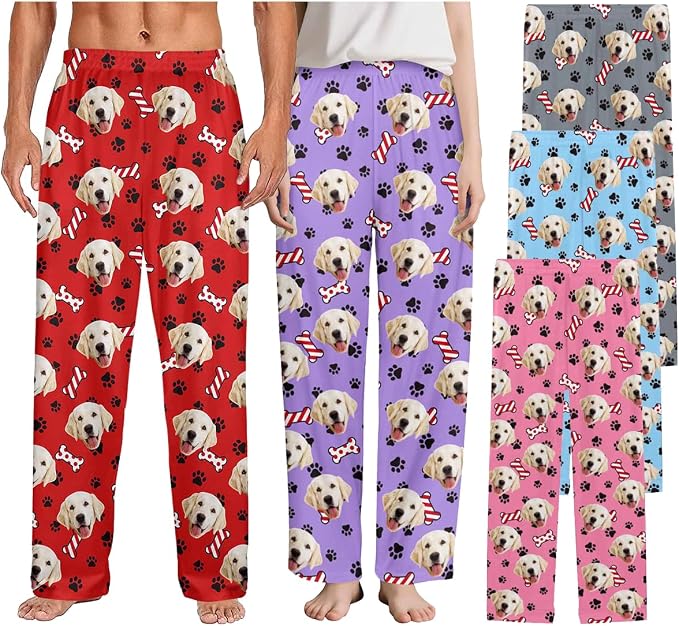 Custom Couple Pajama Pants Sock by FUNAO