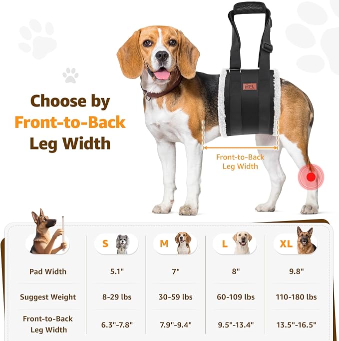 Adjustable Dog Lift Harness, Dog Sling - Image 3